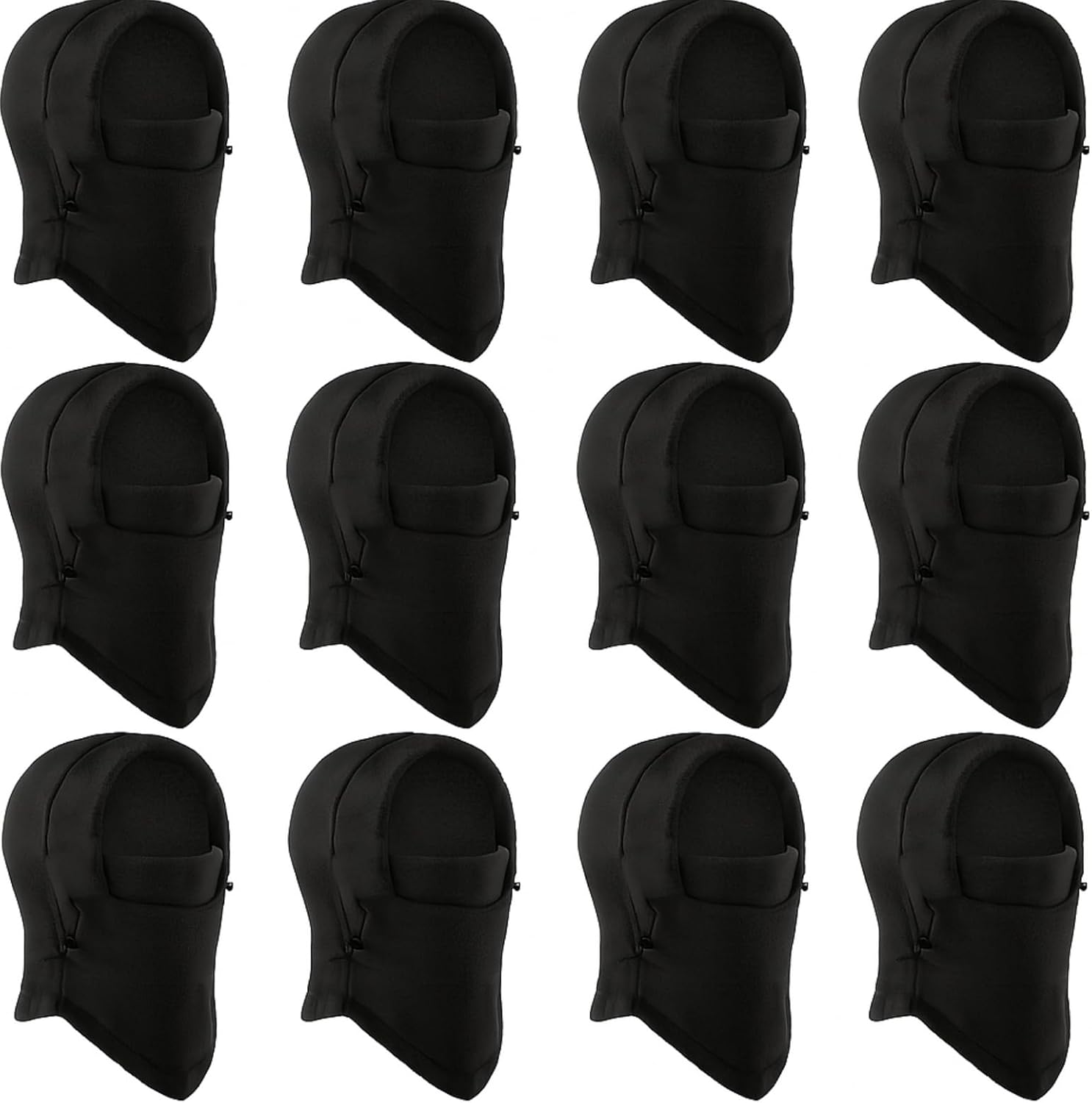 16 Pcs Balaclava Ski Masks Adjustable Windproof Winter Warm Fleece Face Mask Covers for Men Women Outdoor
