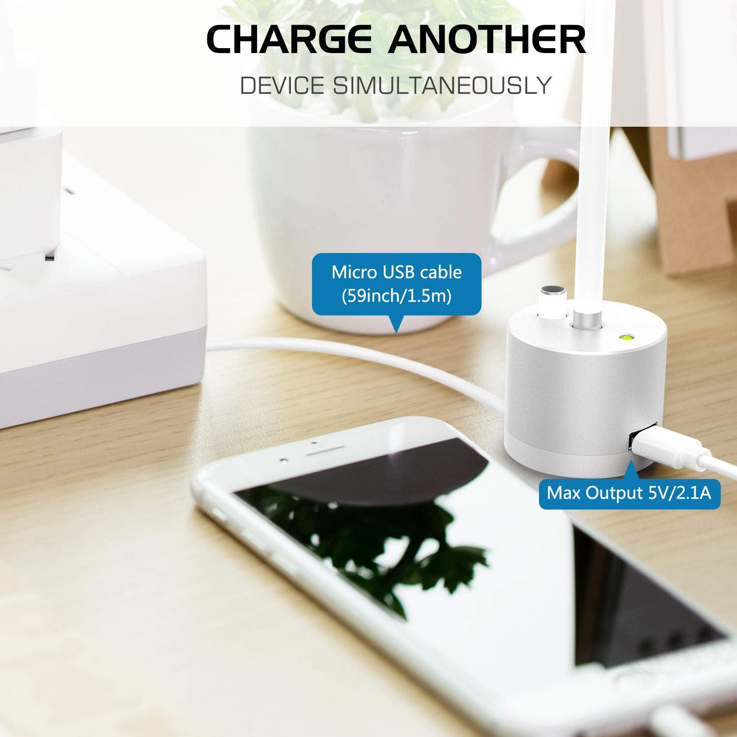 MoKo Charging Stand Compatible for Apple Pencil,Portable Desktop Fast Charging Station Charger Dock Pen Holder for Apple iPad Pro Pencil/Pen iPad Pro 12.9 10.5 9.7, iPad 10.9 2022 - Silver