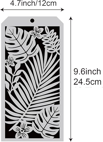 Miniatura 2 de 6 plantillas de plástico decorativas reutilizables para manualidades, plantillas de pintura, plantillas de dibujo artístico para álbumes de