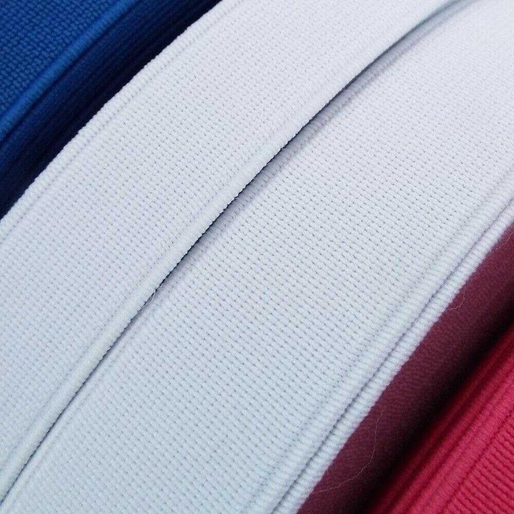 Elastic AntiRoll Strong 15mm 20mm 25mm Waistband 13 Colours Buy 1 2 Or 4m 638D, White, 2m 15mm
