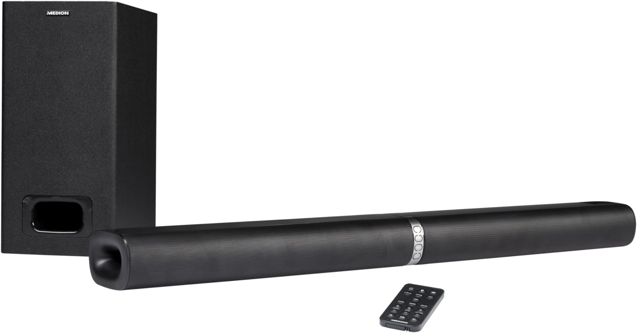 MEDION P61155 2.0 Soundbar mit Bluetooth (inkl. Fernbedienung, Touch