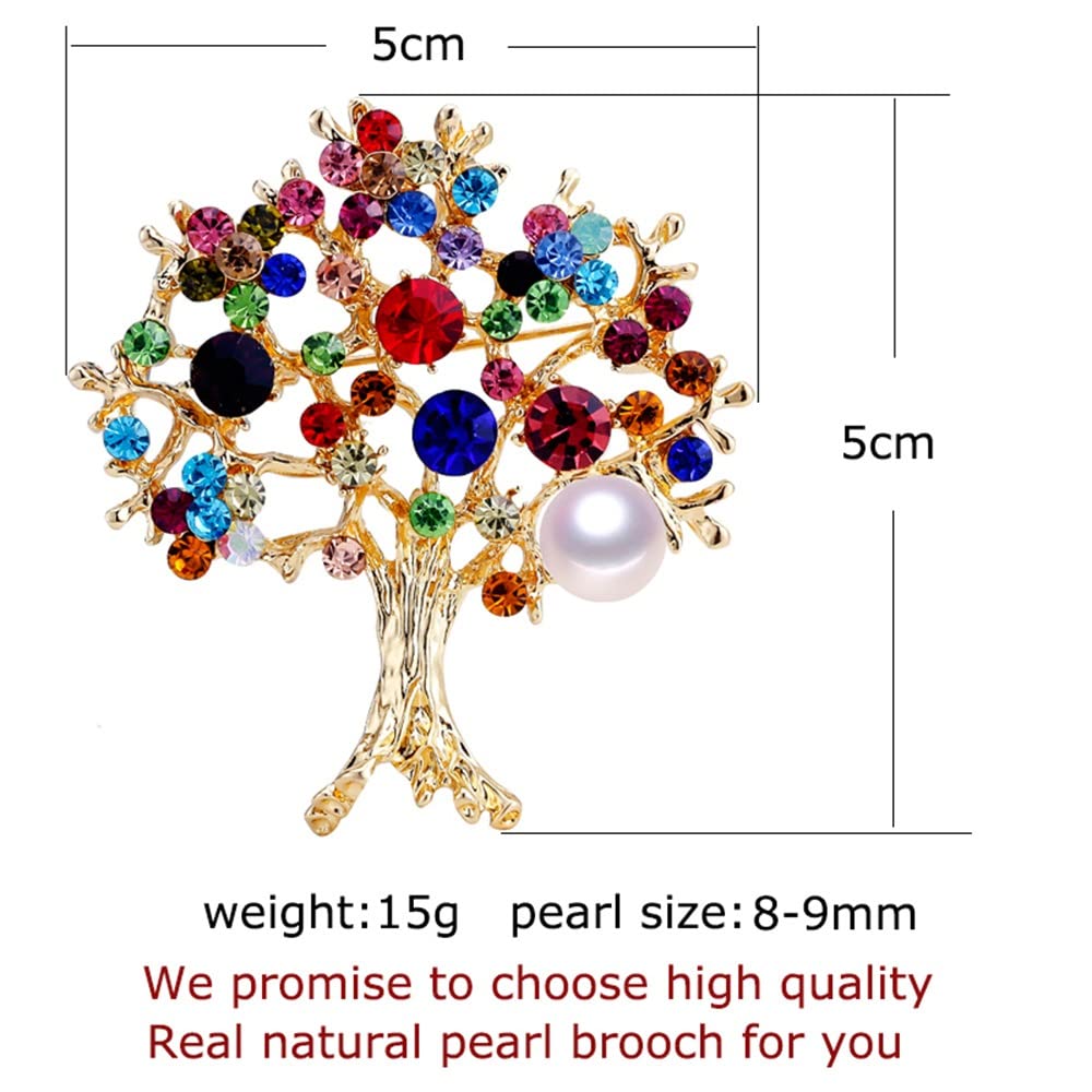 Bunte baumartige Perlenbroschbroschbrosch-Kostümzubehör Brosche brosche Damen Cork Pearl Brosche Perlhaut Corsage Corsage Corsage