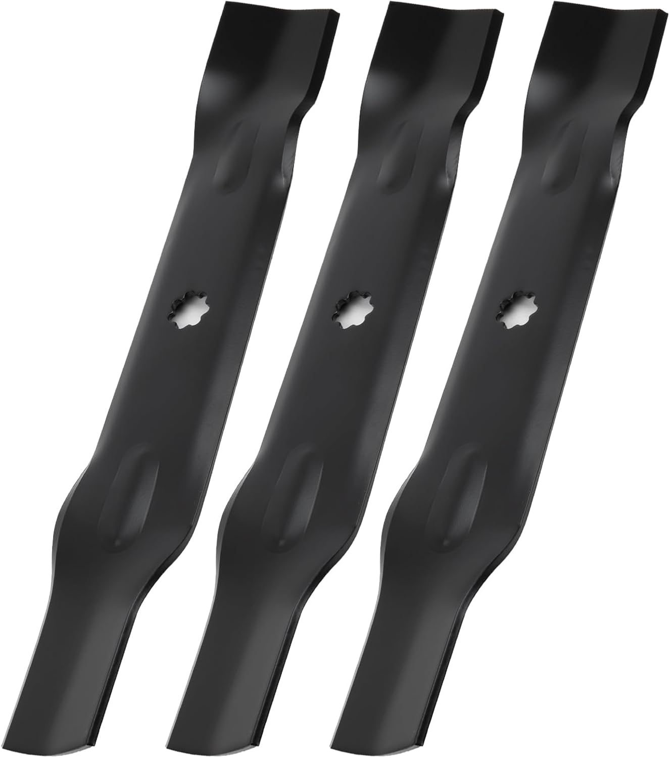 GY20852 High Lift Mower Blades for 48" Cut Deck, GX21784 Mower Blades Compatible with John Dee re 145 155C D140 D150 D160 LA130 LA140 LA145 LA155 E160, Replace AM141035/GX21785/GX21785, 3 Pack