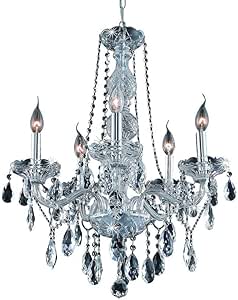 Elegant Lighting 7955D21C/RC Royal Cut Crystal, 8.5" x 21" x 26"