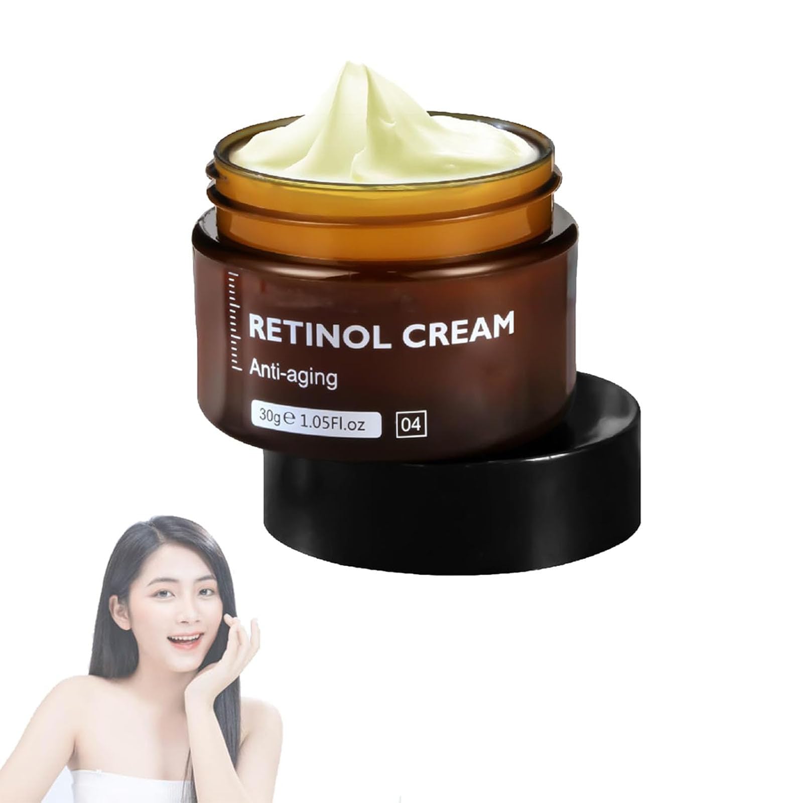 TJPOO Retinol Cream for Face, Day and Night Moisturizer Face Cream with Vitamin E, Instant Face Lift Cream, Hydrating Wrinkle Cream, Face Moisturizer for All Skin Types (1pc)