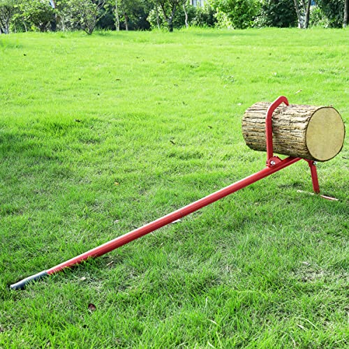 1942 Earth Worth | Timberjack | Log Lifter | Steel | 45 Inches Red #TOP4