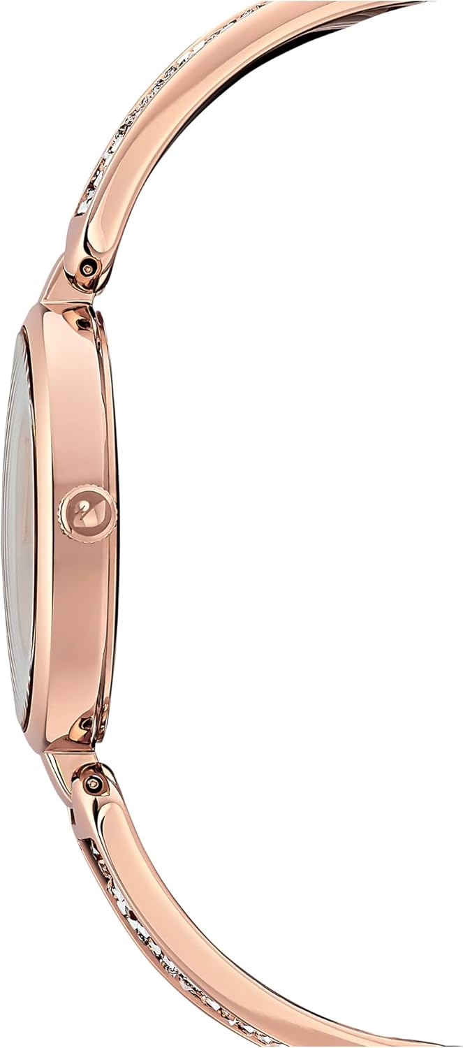 Swarovski Dream Rock Orologio, con Cristalli Swarovski e Bracciale di Metallo, Finitura in Tonalità Oro Rosa, Meccanismo al Quarzo, Tono Argentato Swarovski Dream Rock Orologio, con Cristalli Swarovski e Bracciale di Metallo, Finitura in Tonalità Oro Rosa, Meccanismo al Quarzo, Tono Argentato