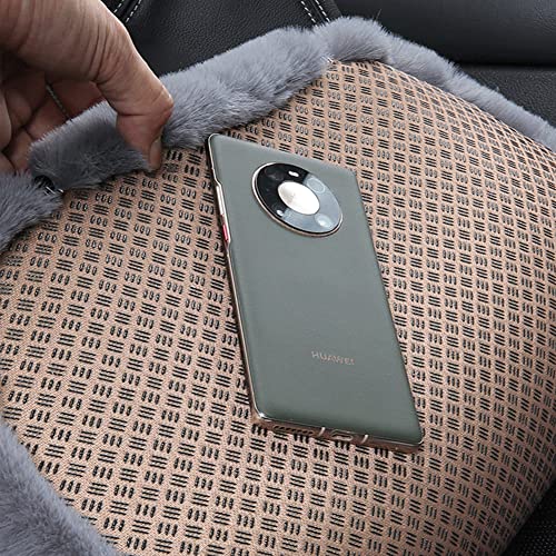 Flmaples Fl Fuzzy Fluffy Faux Fur Car Seat Cover, Auto Seat Cushion For Automotive Car Truck Accessorie Pad Mat, 1 Seats (Gray, Seat Cover) #TOP3