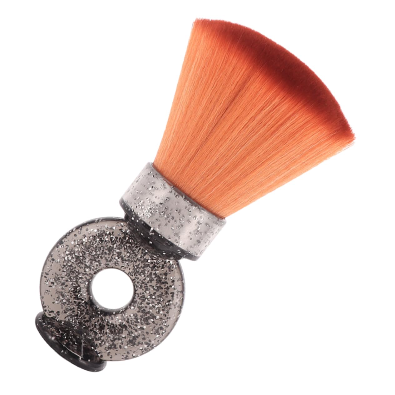 IWOWHERO Men's Hair Brush Beard Shaping Tool Barber Brush Portable Neck Duster Stylish Grooming Accessory Material