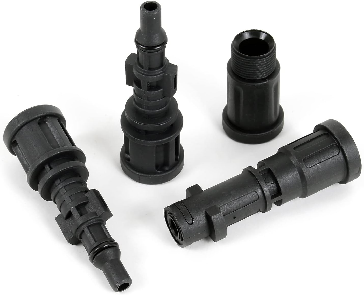 Four different high-pressure cleaner adapters