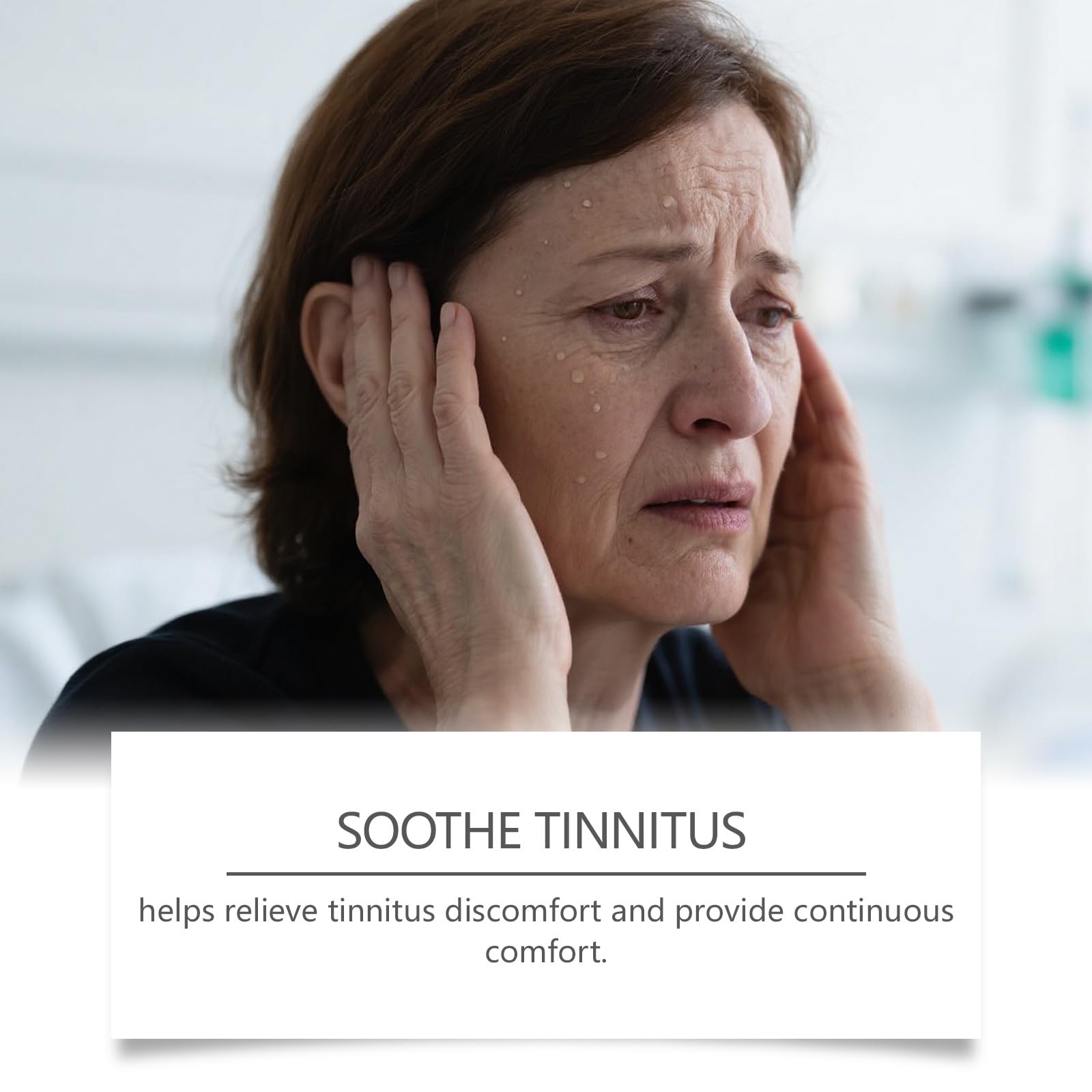 Gocce per Le Orecchie di Acufene,Efficace Dontro L'acufene Acuto e Cronico,Sollievo da Acufene e Ronzio per le Orecchie,Rilascio,Gocce Alleviare Acufenes 1PC
