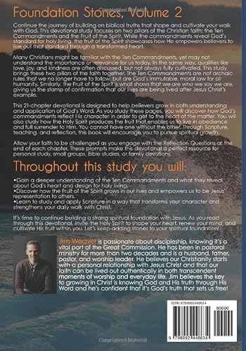 Foundation Stones: The Ten Commandments and the Fruit of the Spirit