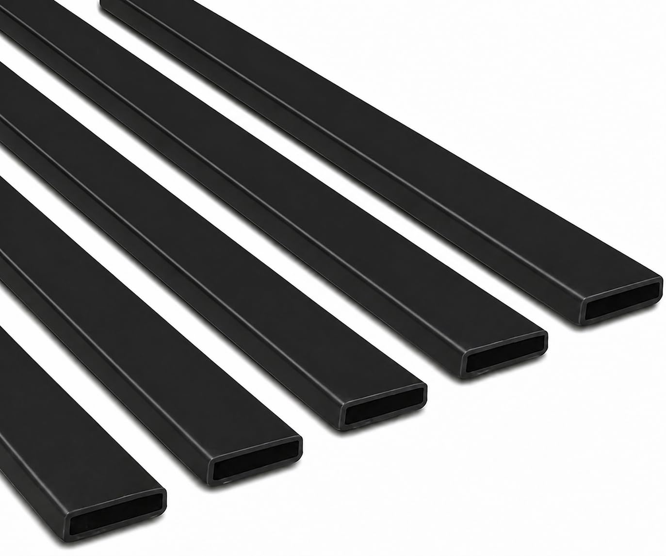 Exitex Black Intumescent Fire Door Seal Strips 60 Minute Fire Protection – 5 Pack – 1050Mm X 15Mm X 4Mm – Self Adhesive Heat Activated Fire Barrier (, 15Mm)