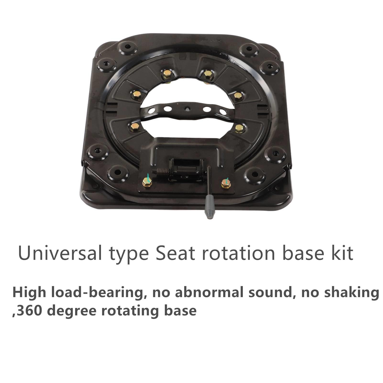 Base Giratorio De Asiento 360 Grados Para RV Bote Autobús Soporte Giratorio De Acero Resistente Hasta 130 kg Rotación Suave Y Bloqueo Seguro