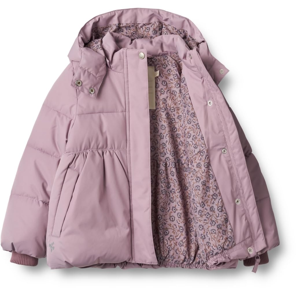 Wheat Steppjacke Winterjacke Steppmantel Puffer Winterjacke Karla Junior Größen Mädchen 100% recyceltes Poleyster Öko Tex Standard Wasserabweisend, Atmungsaktiv, Windabweisend Öko Tex Standard