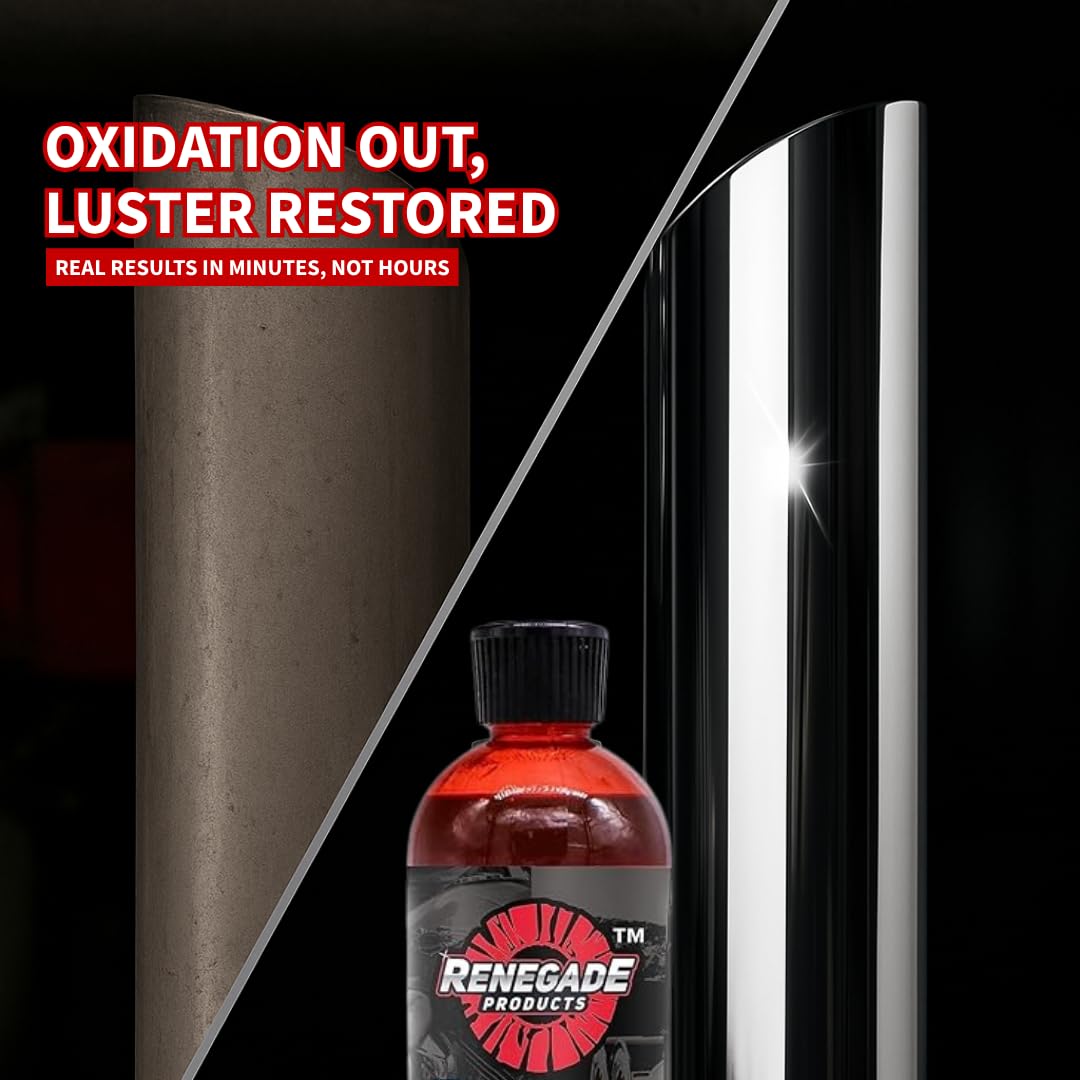Rebel Pipe Dream 12 oz Chrome Polish Conditioner and Cleaner for Chrome Pipes, Stacks, Exhaust and Everything in Between