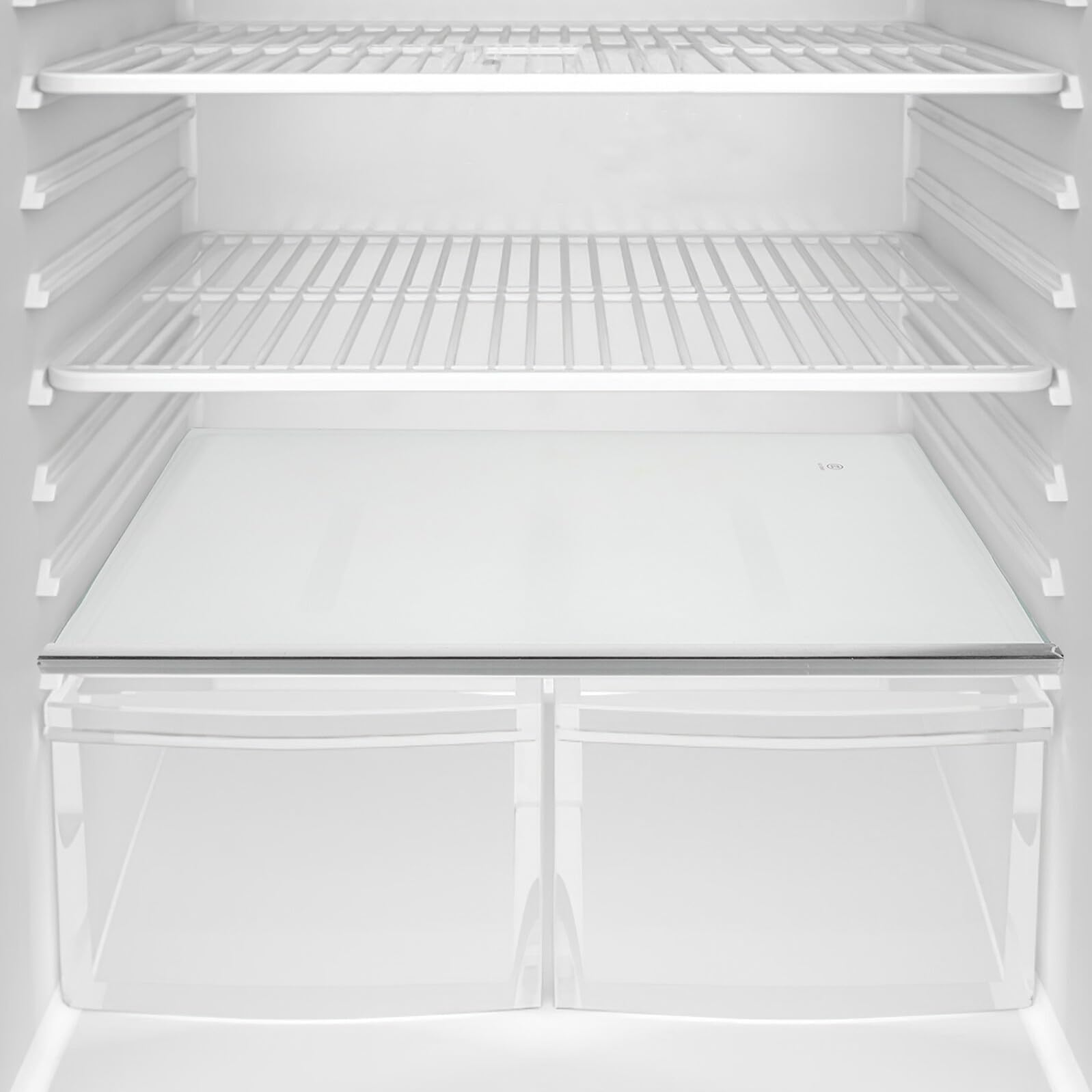 Mensola Frigorifero in Vetro Temperato per Frigo, 30x27 CM