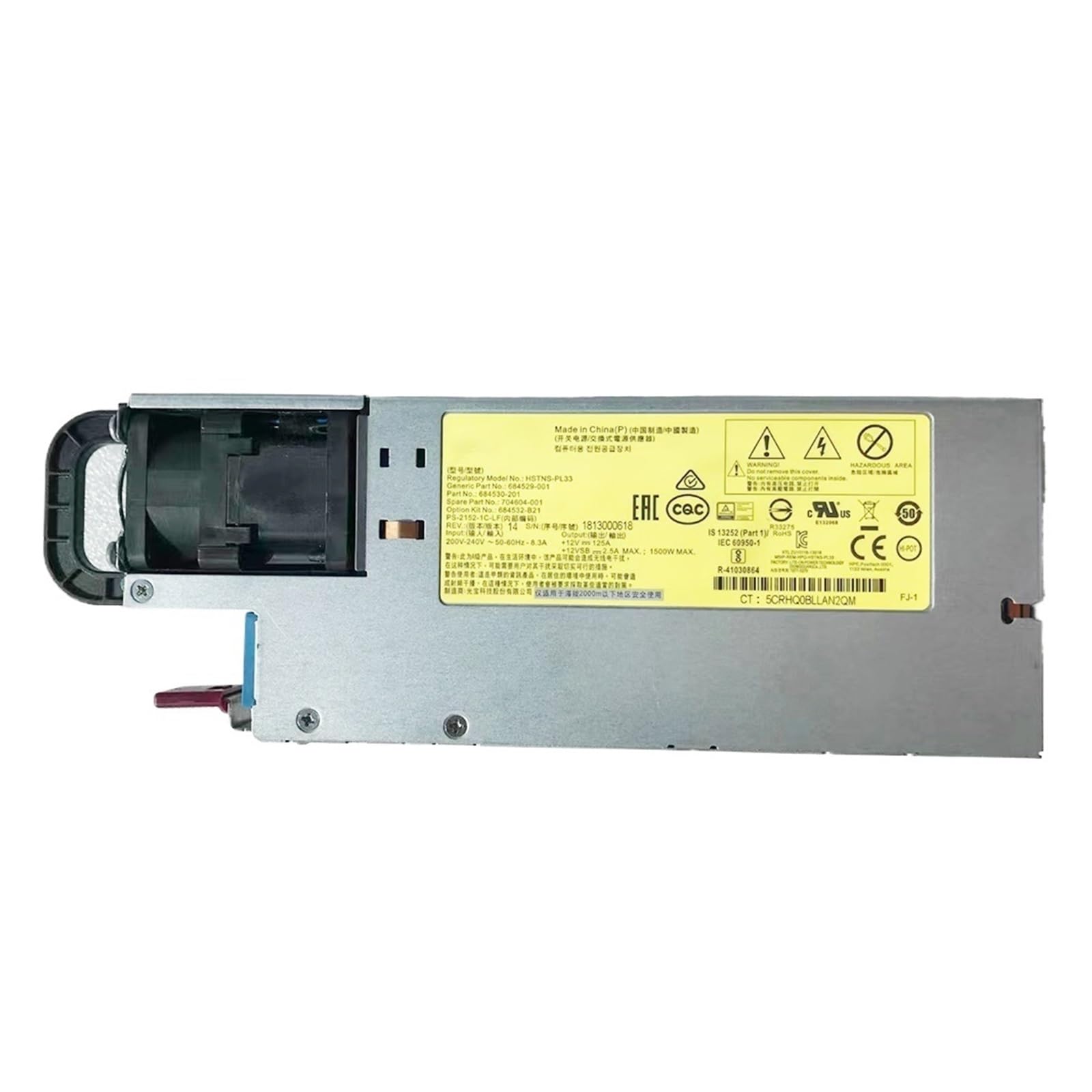 BFSYDLUJ Power Supply SL2500 HSTNS-PL33 1500W 684529-001 684532-B21 704604-001 684530-002