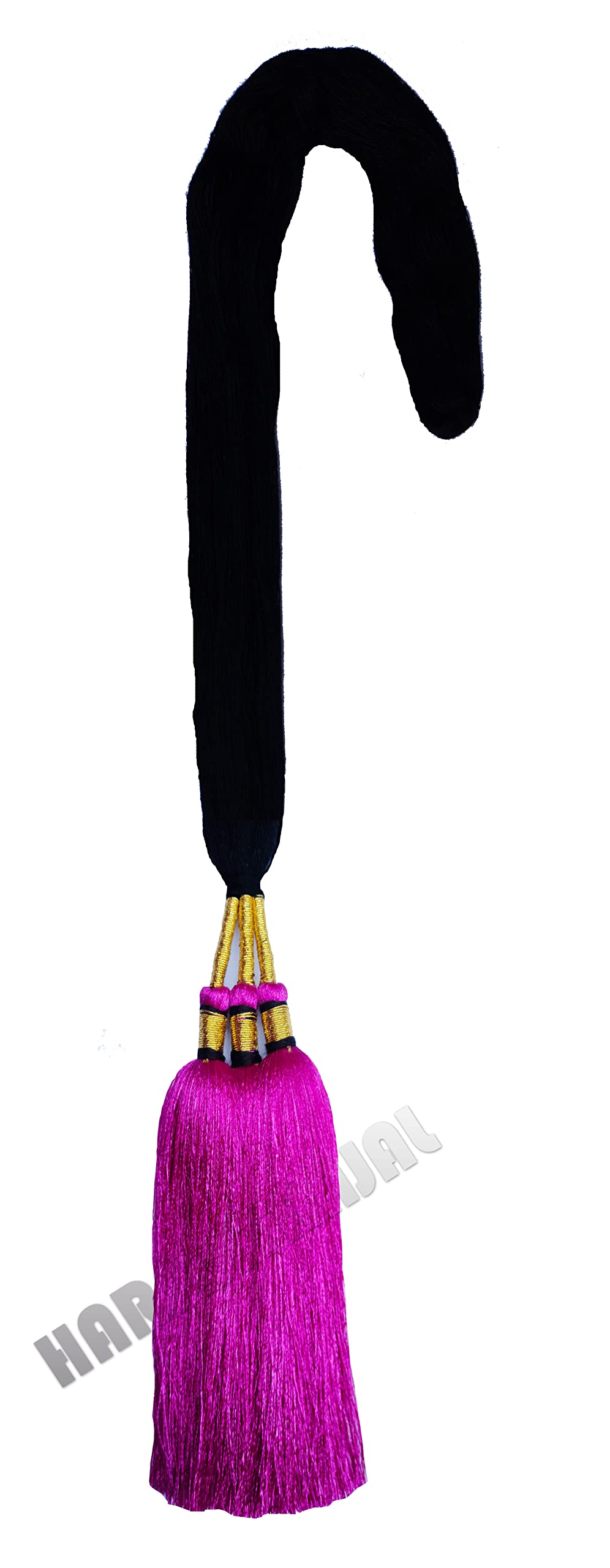 HARSHITANJAL Punjabi Paranda Parandi Choti Braid/Tassles Hair Accessories for Girls and Women (HGSP23V02) (Pink) 1