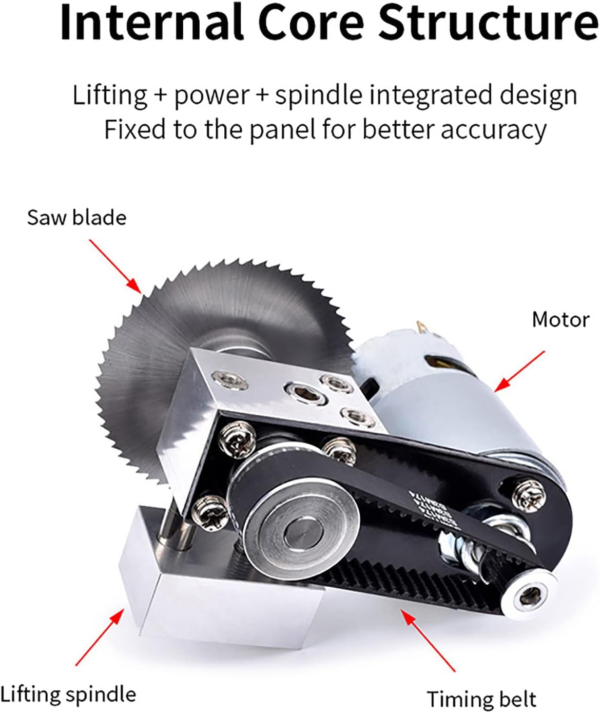 Liftable Mini Table Saw & Engraving Station | with Flexible Shaft, 7-Speed Table Grinder and Vacuum Tube for Woodworking, Acrylic and PCB Cutting,C