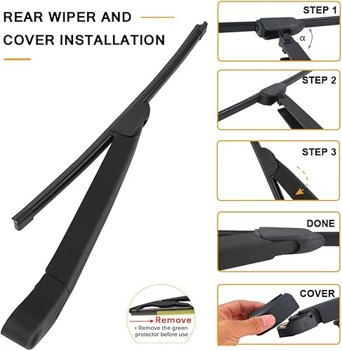 Miniatura 5 de Reemplazo del brazo de la cuchilla del limpiaparabrisas trasero de calidad OEM para Hyundai I30 Elantra Gt 2012 2013 2014 2015 2016 2017 - OEM de