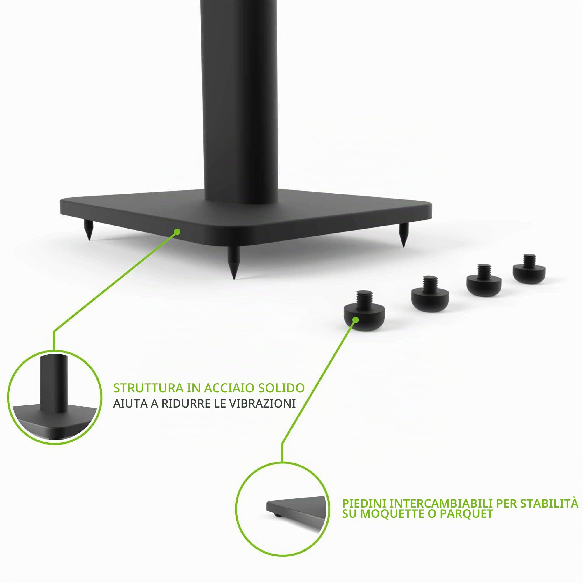 Kanto SP26PL 26 Bookshelf Speaker Stands (Black)