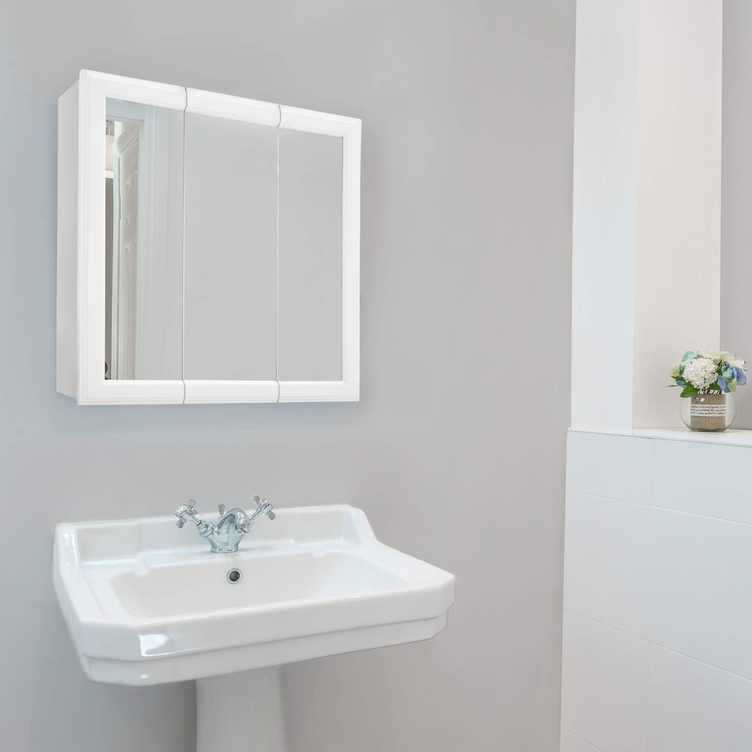 Exclusive Discount 80% Offer Design House 535849-WHT Classic Tri View Misc Cabinet, 24x24 Hottest Sale Design House 535849-WHT Classic Tri View Misc Cabinet, 24x24