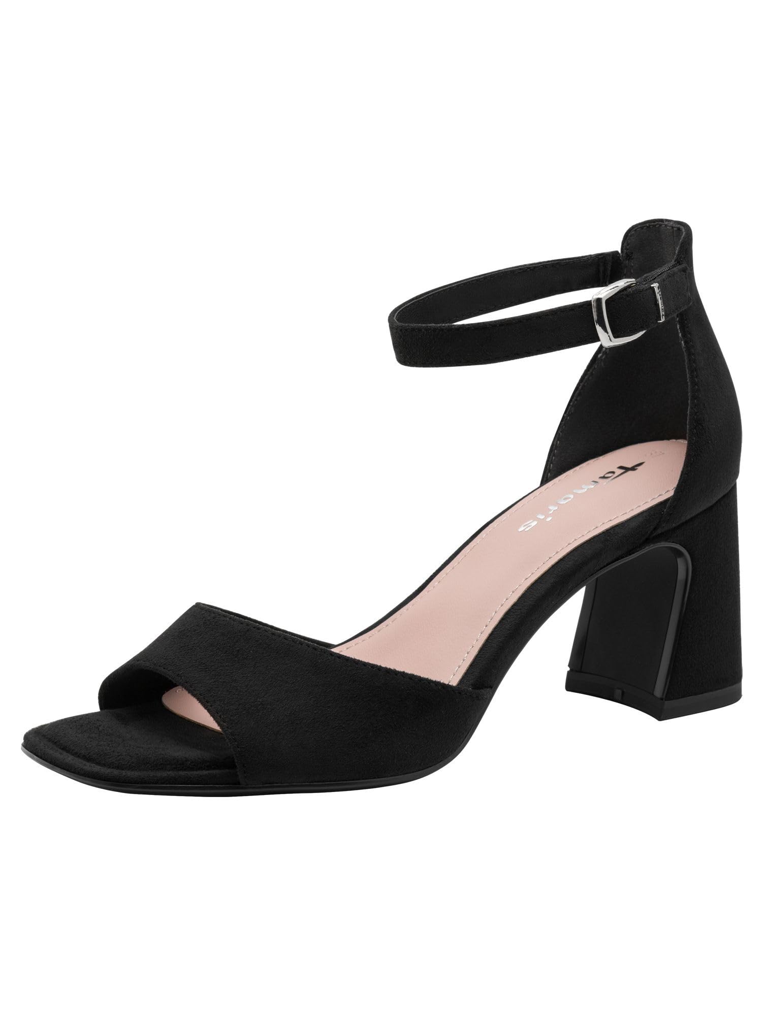 Tamaris Women’s sandal with block heel black 5 UK