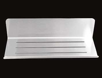 DELTAHOME Paslanmaz Çelik 24cm Duş Rafı Kendinen Yapışkanlı Kolay Montaj | Paslanmaz Çelik 304 Kalite - INOX