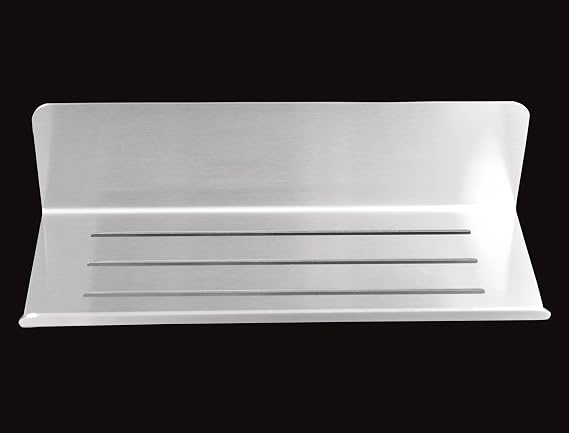 DELTAHOME Paslanmaz Çelik 24cm Duş Rafı Kendinen Yapışkanlı Kolay Montaj | Paslanmaz Çelik 304 Kalite - INOX