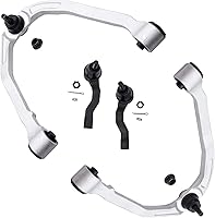 Vista 57 de Detroit Axle - 4 brazos de control de extremo delantero para Nissan Frontier Xterra 2000-2004 Brazos de control inferior y superior con rótulas