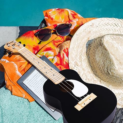 Winzz Ukulélé Adulte Debutant, Ukulélé Concert 23 Pouces, Kit Ukulélé Enfants avec Accordeur, Housse, Sangle, 9 Accessoires (Couleur : noir, en Bois) - Les Beatles, Paul McCartney, John Lennon, RIngo Starr, George Harrison Winzz Ukulélé Adulte Debutant, Ukulélé Concert 23 Pouces, Kit Ukulélé Enfants avec Accordeur, Housse, Sangle, 9 Accessoires (Couleur : noir, en Bois) – Image 7