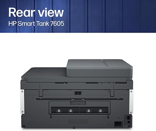 HP Smart Tank 7605 28C02A, Stampante Multifunzione a Colori, Serbatoio d'Inchiostro ad Alto Volume di Stampa, Fino a 12000 Pagine (Nero) e 8000 Pagine (Colore), F/R Automatica, Wi-Fi, Grigia - 13