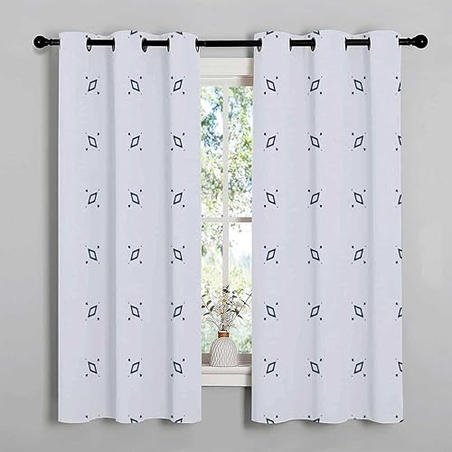 Cortinas para Habitacion Blackout Light Color Geometry Lattice Line Modern Blackout Blinds for Sliding Glass Doors Cortinas para Ventanas De Cuarto