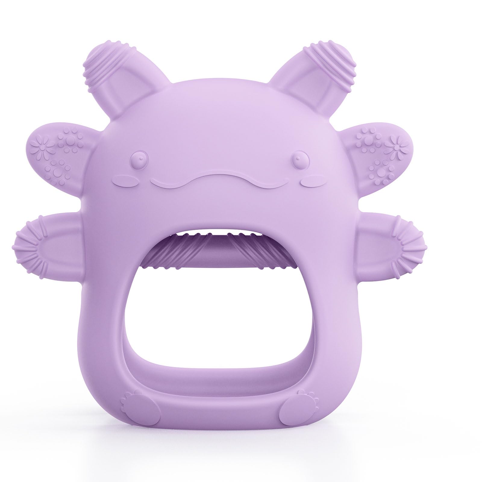 akolik Beißring Baby, Baby Spielzeug und Zahnungshilfe für 0 3 6 9 Monate, BPA-freies Beissring für Babys, Beißhandschuhe, Lebensmitteltaugliche Geschenke für Neugeborene