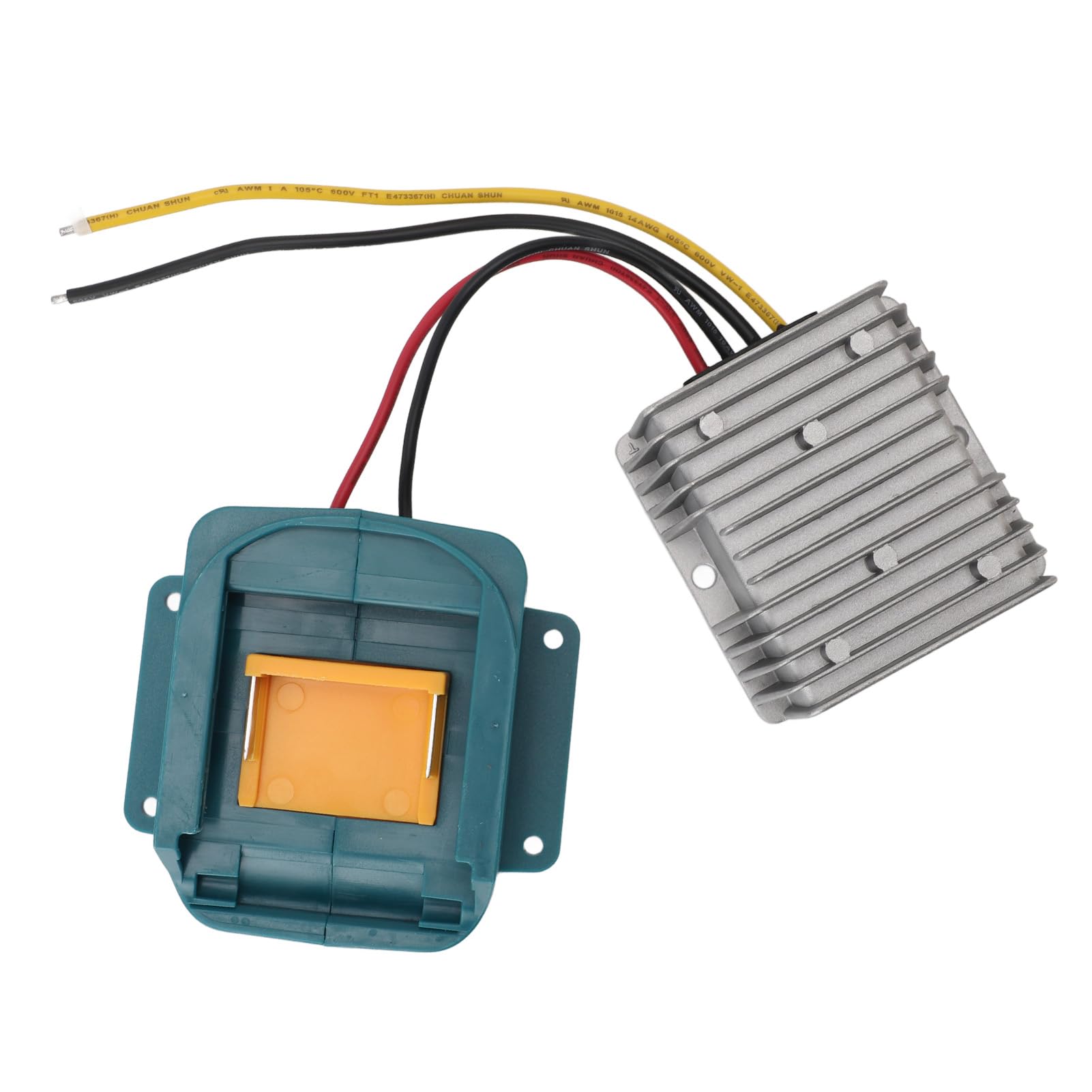 Convertitore Di Tensione 18V A 12V 15A – Per Batterie BL1850B/BL1860B, Compatto E Sicuro Per Auto, Camion E RC
