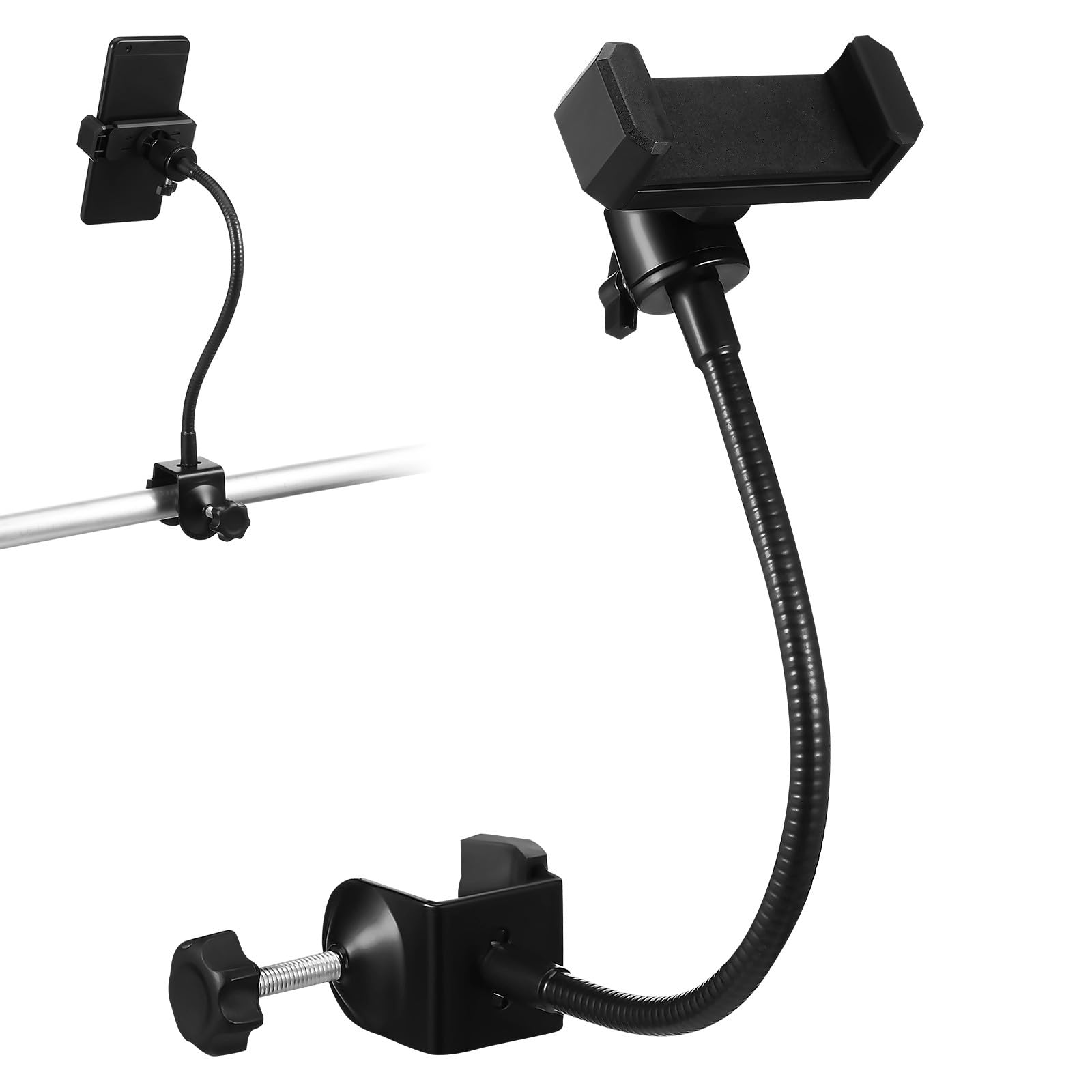 Soporte para teléfono móvil resistente con base de metal estable 8