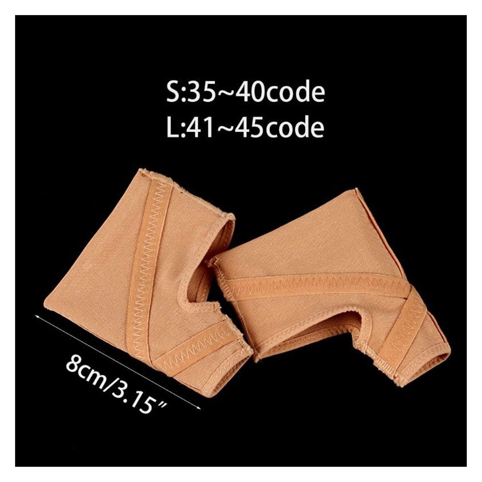 Pz/paio Borsite Stecche Ultra Sottile Alluce Alluce Valgo Piastre per Alluce Valgo Piedi Cura Regolatore del Pollice Correzione Bendaggio Alleviare Il Dolore (S)