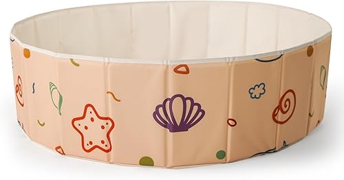 Miniatura 8 de STARBOLO Pozo de bolas  Pozo de bolas de 4 pies para niñospatio de juegos de bebéscorralito de bebévalla para bebé, no necesita inflar, plegable,