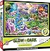 Masterpieces 500 Piece Glow in The Dark Jigsaw Puzzle for Adults, Family, Or Kids - Unicorns Retreat - 15