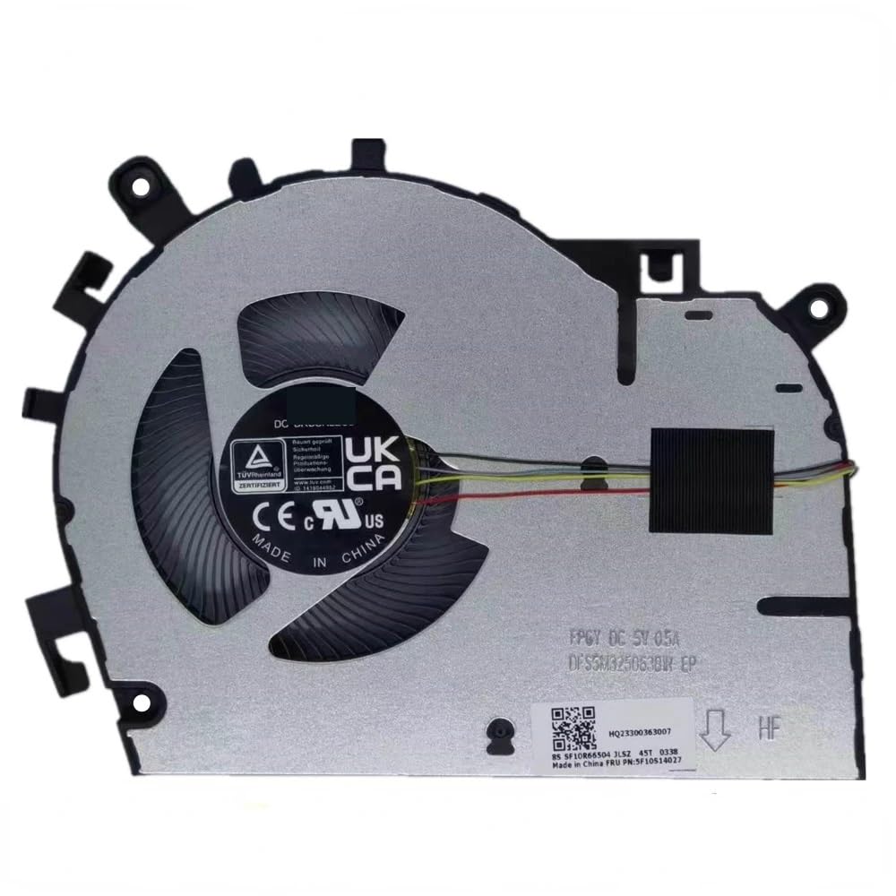 Facile à remplacer Ventilateur de Refroidissement CPU + GPU pour Ordinateur Portable Lenovo, pour ThinkBook 16 G4 + IAP Ara ABA G5 + IRH Series