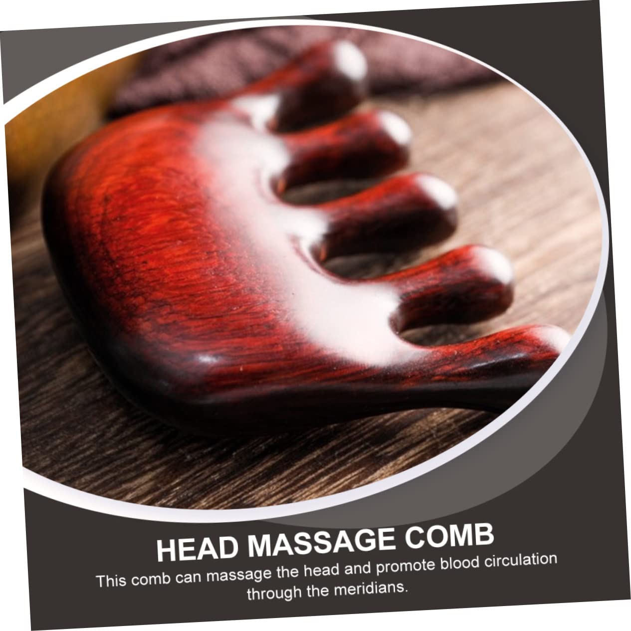 3stücke Kopfhaut Massagekamm Aus Holz Ergonomischer Akupressur-massager Für Entspannende Haar Und Kopfhautmassage Leicht Und Tragbar Für Zuhause Und Unterwegs