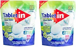 Tabletin Ultra Lava-Roupas em Pastilhas 2x1-2 Unidades
