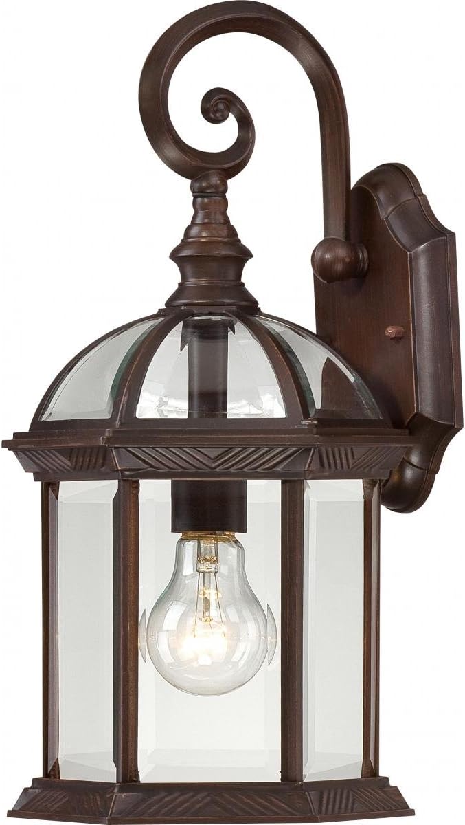 Nuvo 60/4962 One Light Outdoor Wall Mount, 16-Inches, Bronze/Dark
