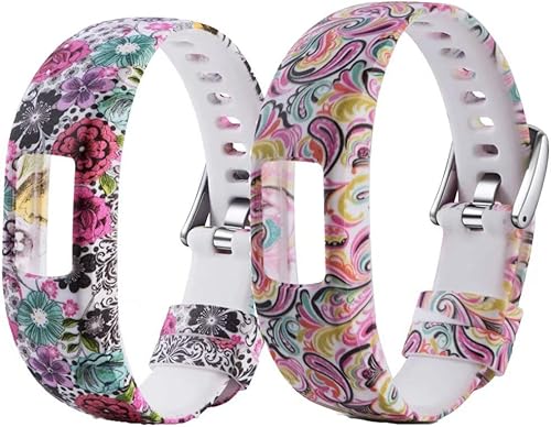 T-BLUER Correa compatible con Garmin Vivofit 4, correa de repuesto para Garmin Vivofit 4 con cierres, pulsera de fitness, adecuada pequeña y grande