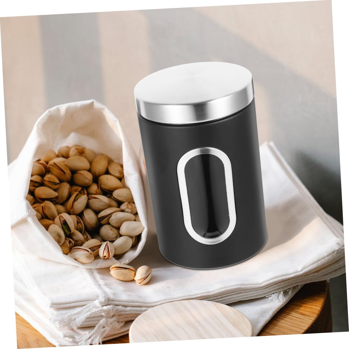 Toyvian 3stücke Luftdicht Verschlossen für Küche Metallbehälter für Kaffee Aufbewahrungsbehälter für Kaffeebohnen Zucker und Teedosen Vorratsbehälter für Trockenfrüchte