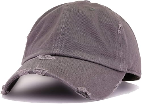 Miniatura 3 de Gorra de béisbol vintage con letra inicial F de algodón bordado, ajustable, desgastada, para papá