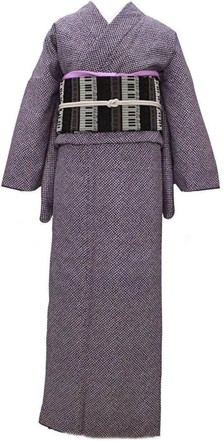 竺仙☆つむぎ浴衣仕立て上がり 美しい キモノ 着物 雑誌