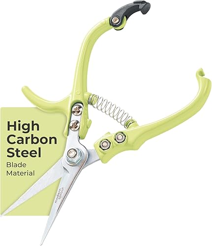 Miniatura 10 de Tijeras de podar Modern Sprout - Tijeras para cortar hierbas - Herramientas de jardinería ligeras con fácil bloqueo - Tijeras de jardín para cortar
