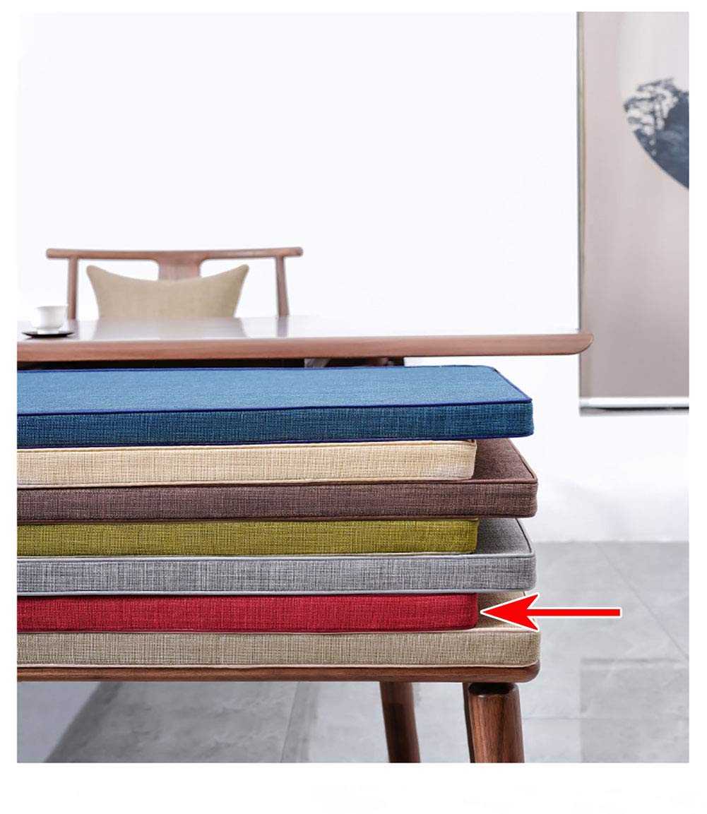 Coussins pour banc de jardin wangk et matelas de sol capitonné rouge 100cm